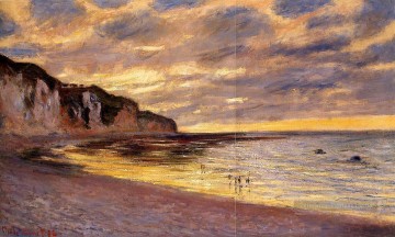 L Ally Point Marée basse Plage de Claude Monet Peinture à l'huile